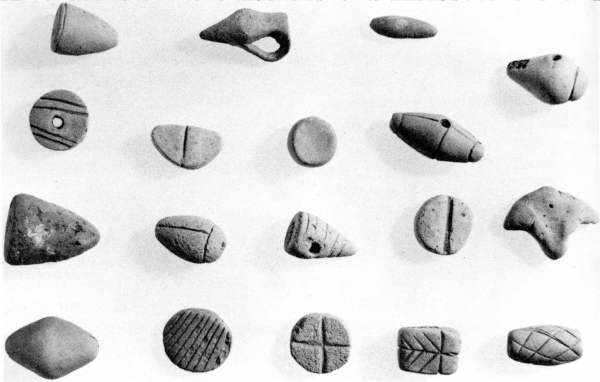 Clay tokens http://saturniancosmology.org/bin/tokens.jpg